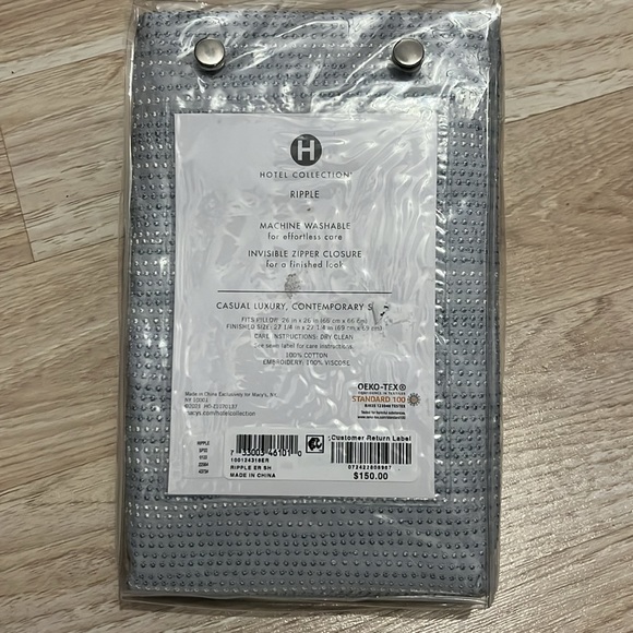 Hotel Collection Ripple Euro Sham